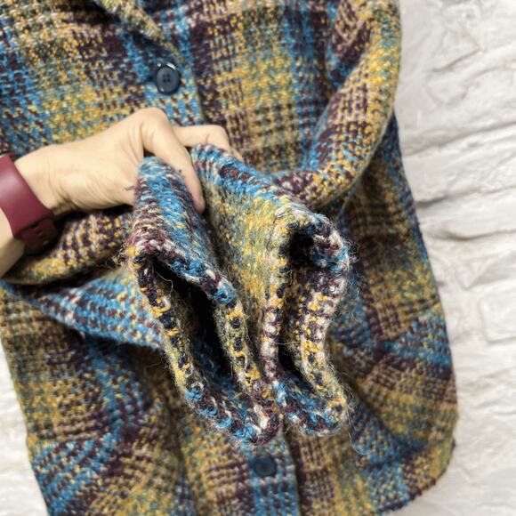 Boyne Valley Weavers Ireland Knit Cardigan Wool Button Up Sweater Women's Soft - Picture 4 of 7